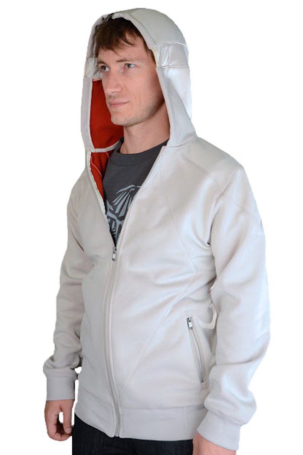 Game Costume Assassin's Creed Desmond Miles Hoodie White - Click Image to Close